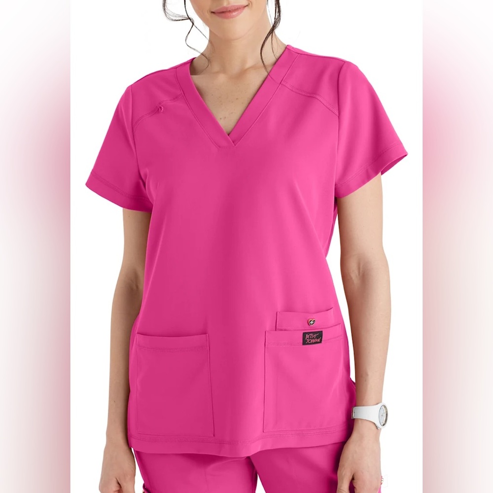 Freesia V-Neck Scrub Top